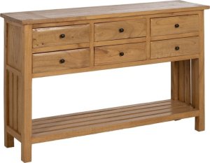 Konsola Naturalny 130 x 35 x 85 cm 1
