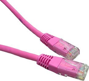 LOGON FTP Cat5e 5m kabel sieciowy Różowy 1
