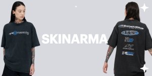 T-shirt Skinarma Asphalt M czarny 6