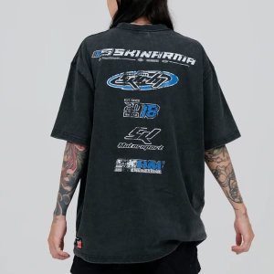 T-shirt Skinarma Asphalt M czarny 9