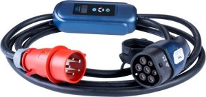 Ładowarka do samochodów elektrycznych AK-EC-22 CEE 5pin / Type2 LCD 3-fazy 32A 22kW 5m 2