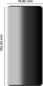 Szkło Hartowane Do Realme GT7 Pro (Curved, Antyszpiegowskie, Ochronne, 9H) 2