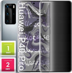 Szkło Hartowane Do Huawei P40 Pro (Curved, Antyszpiegowskie, Ochronne) 1