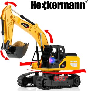 RC★様 Heckermann Zabawka Samochód Koparka RC zdalnie sterowana