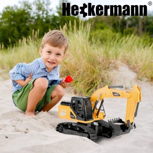 Zabawka Samochód Koparka RC zdalnie sterowana Heckermann Z6809A 4