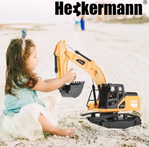 Zabawka Samochód Koparka RC zdalnie sterowana Heckermann Z6809A 5
