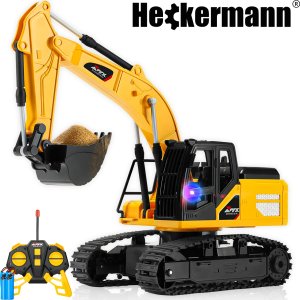 Zabawka Samochód Koparka RC zdalnie sterowana Heckermann Z6809A 8