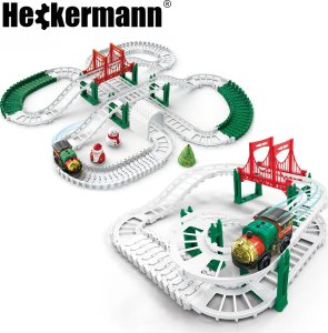 Zabawka tor samochodowy Kolejka Heckermann 888-97 2