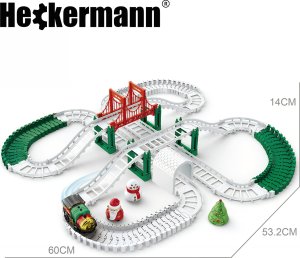 Zabawka tor samochodowy Kolejka Heckermann 888-97 5