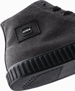 Męskie buty trampki canvas z wysoką cholewką  czarne V1 OM-FOTH-0186 40 5