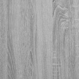 vidaXL Szafka na dokumenty Szara Sonoma 60x32x153 cm Drewno klejone 8