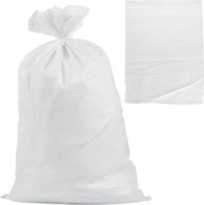 Worek polipropylenowy 50x80cm 30kg /Biały 1
