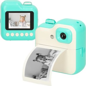 Aparat fotograficzny natychmiastowy drukarka termiczna + wkłady karta 32GB zielony Kik sp. z o.o. sp. k. 11