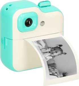 Aparat fotograficzny natychmiastowy drukarka termiczna + wkłady karta 32GB zielony Kik sp. z o.o. sp. k. 2