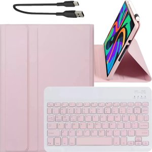 Etui ochronne z klawiaturą Alogy Keyboard case klawiatura bezprzewodowa do Lenovo Tab M11 10.95" TB330FU / TB330XU / TB331FC różowe 11