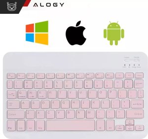 Etui ochronne z klawiaturą Alogy Keyboard case klawiatura bezprzewodowa do Lenovo Tab M11 10.95" TB330FU / TB330XU / TB331FC różowe 6