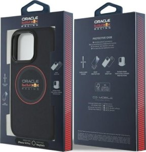 Red Bull RBHMP14L24PUILVR iPhone 14 Pro 6.1" hardcase navy blue/navy Leather Red Ring MagSafe 8