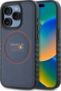 Red Bull RBHMP15X24PUILVR iPhone 15 Pro Max 6.7" hardcase navy blue/navy Leather Red Ring MagSafe 1
