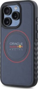 Red Bull RBHMP15X24PUILVR iPhone 15 Pro Max 6.7" hardcase navy blue/navy Leather Red Ring MagSafe 2