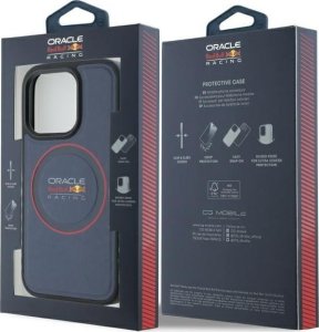 Red Bull RBHMP15X24PUILVR iPhone 15 Pro Max 6.7" hardcase navy blue/navy Leather Red Ring MagSafe 8