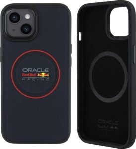 Red Bull RBHMP15S24PUILVR iPhone 15 6.1" hardcase navy blue/navy Leather Red Ring MagSafe 9