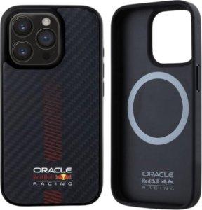 Red Bull RBHMP15X24CFGSMK iPhone 15 Pro Max 6.7" hardcase black/black Carbon Fiber Power Bar MagSafe 9