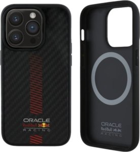 Red Bull RBHMP14L24CFGSMK iPhone 14 Pro 6.1" hardcase black/black Carbon Fiber Power Bar MagSafe 9