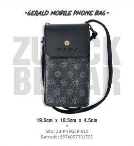 ZUCK BEAR torba na telefon GERALD black 2