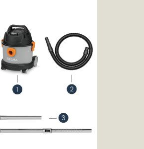 ZEEGMA ZE-ZONDER PRO COMPACT Industrial vacuum cleaner with dry and wet function 1000W 27