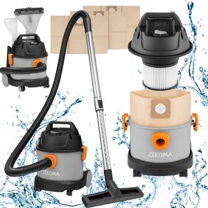 ZEEGMA ZE-ZONDER PRO COMPACT Industrial vacuum cleaner with dry and wet function 1000W 36