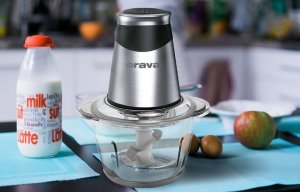 Orava SE-302 sekáček pro sekání ovoce, zeleniny, masa, 400-500 W, 80 dB, 2 rychlosti, 1.2 l, nerezový sekací nůž 3