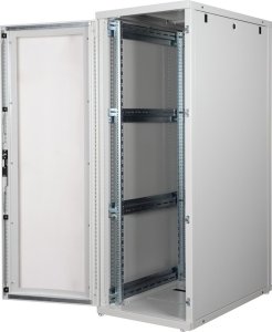 ROLINE Serverschrank 48,26cm 19Zoll 36 HE 600x1000 BxT grau Plexiglas 3