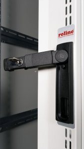 ROLINE Serverschrank 48,26cm 19Zoll 36 HE 600x1000 BxT grau Plexiglas 6