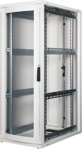 ROLINE Serverschrank 48,26cm 19Zoll 36 HE 600x1000 BxT grau Plexiglas 8