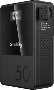 SmallRig VB50, Universal, camera/ camcorder / monitor / wireless video transmitter / video light, etc., Black, Polycarbonate (PC), 14.8 V, 50 W 3