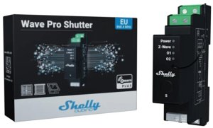 Shelly Przekaźnik DIN z pomiarem energii Qubino Wave Pro Shutter 2