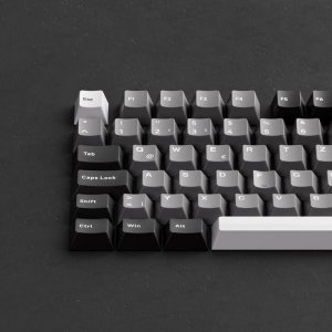 AKKO MonsGeek M1 V5 VIA Black & Silver Keyboard ISO-DE/UK/Nordic layout Creamy Cyan Switch 2