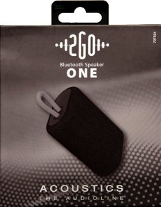 2GO One Głośnik mono przenośny Czarny 5 W 2