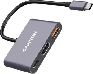 Canyon DS-4 USB Type-C 10000 Mbit/s Szary 3
