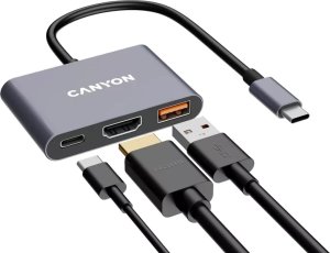 Canyon DS-4 USB Type-C 10000 Mbit/s Szary 5