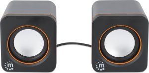 Głośniki komputerowe Manhattan 2600 Series Czarny, Pomarańczowy Przewodowa 6 W 3