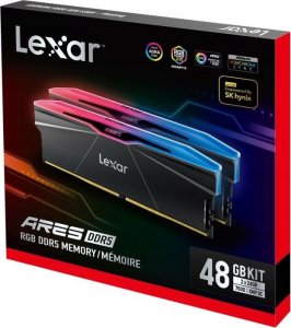Pamięć Lexar Ares RGB Gen2, DDR5, 48 GB, 7600MHz, CL38 (LD5U24G76C38BR-RGD) 9