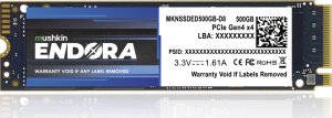 Mushkin MKNSSDED500GB-D8 urządzenie SSD 500 GB M.2 PCI Express 4.0 NVMe 3D NAND 1