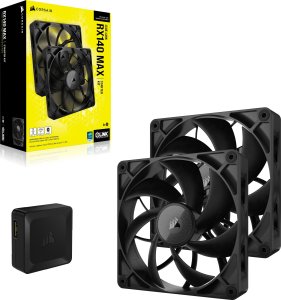 Wentylator Corsair iCUE LINK RX140 MAX 2-pack + Hub (CO-9051044-WW) 3