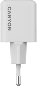 Canyon CU20AC Aparat cyfrowy, Kontroler do gier, Słuchawki, Zestaw słuchawkowy, Telefon komórkowy, Laptop, Power bank, Tablet Biały Prąd przemienny Szybkie ładowanie Wewnętrzna 5