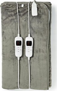 Nedis PEBL130CWT2 koc elektryczny 120 W Szary, Biały Polar, Poliester 2