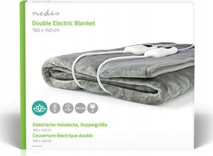 Nedis PEBL130CWT2 koc elektryczny 120 W Szary, Biały Polar, Poliester 4