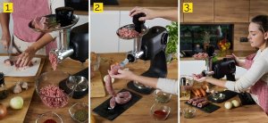 Robot planetarny Yoer Robot Kuchenny PLANETARNY Wielofunkcyjny 5,5L Mikser BLENDER 2200W + 43 el. - Astralo Pro KM04BK 6