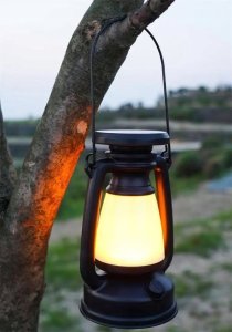 Nocna LAMPA Latarka KEMPINGOWA Retro SOLARNA Turystyczna LED 4510 6