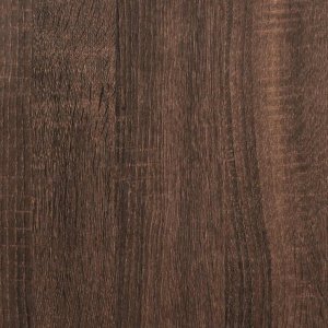 vidaXL Rama łóżka bez materaca Brązowy dąb 135x190 cm Drewno klejone 9
